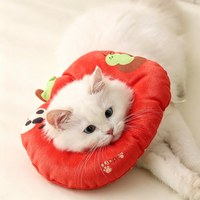 Cute Apple Slice Soft Cat Recovery Cone