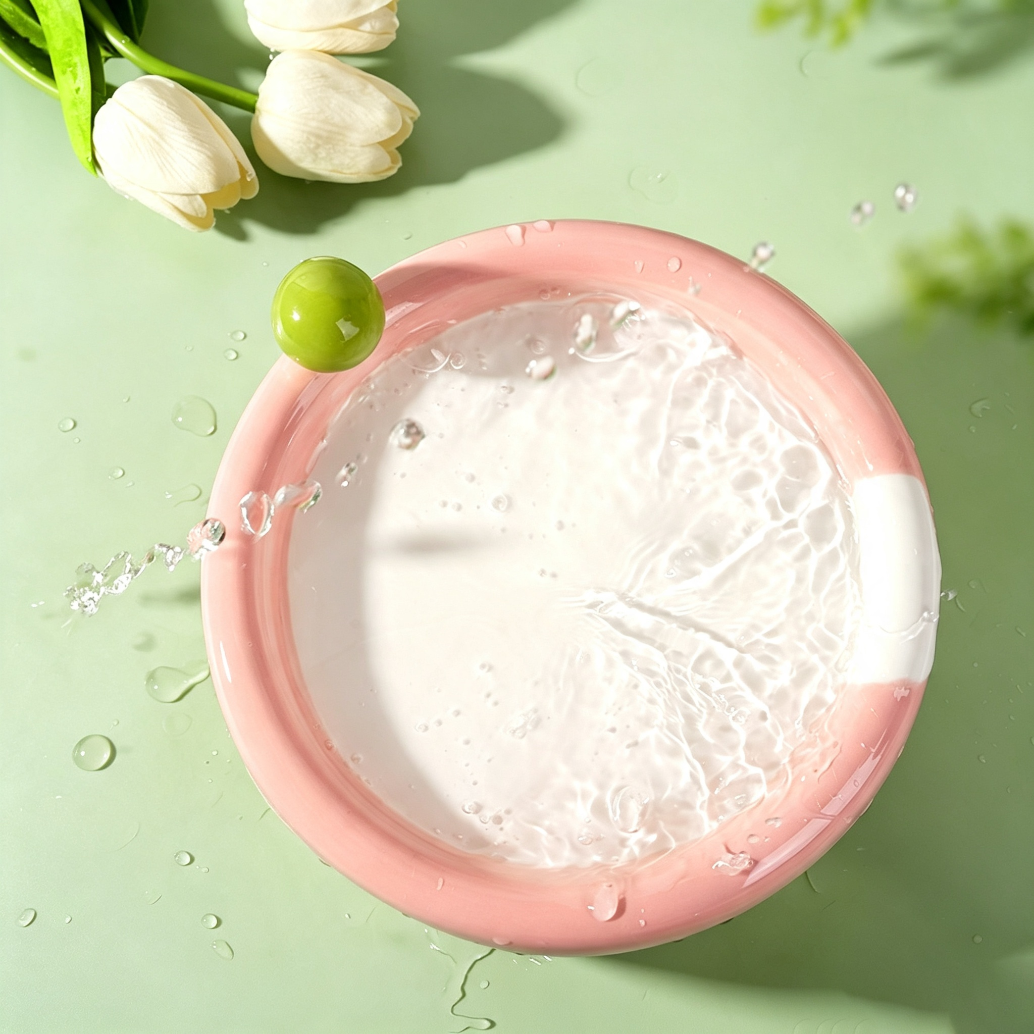 Elevated Ceramic Cat Bowl