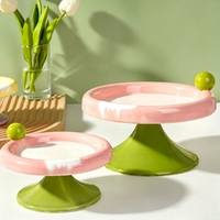 Elevated Ceramic Cat Bowl